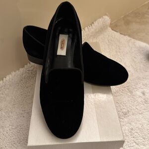 Talbots Ramona velvet flats size 8 in black